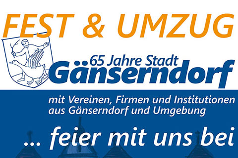 65 Jahre Stadt Gänserndorf – Stadtfest und Umzug