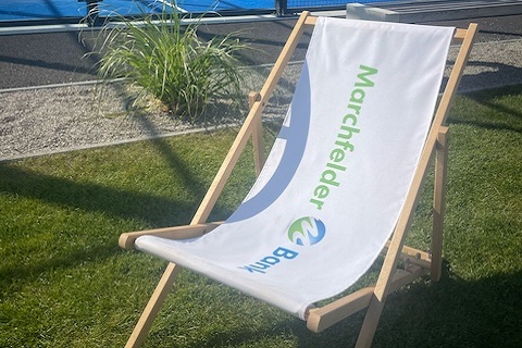 Die „sommerfrische“ neue Marchfelder Bank Website