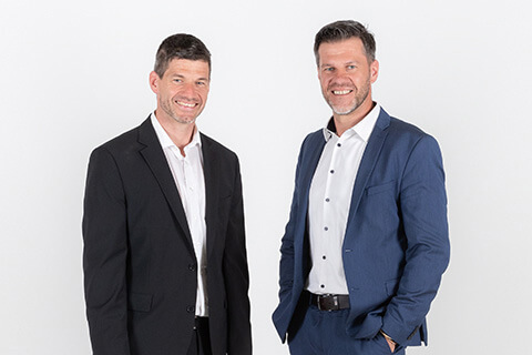 Portrait von Winkler und Maierhofer - Marchfelder Bank