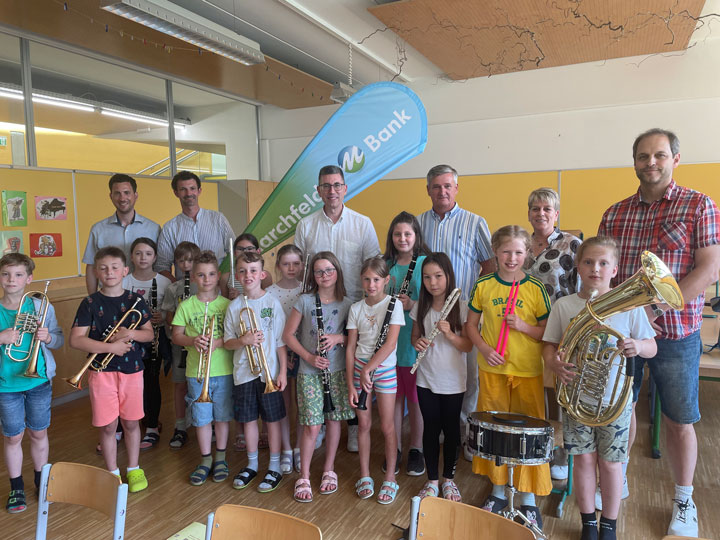 Bläserklasse Musikschule Gänserndorf - Marchfelder Bank