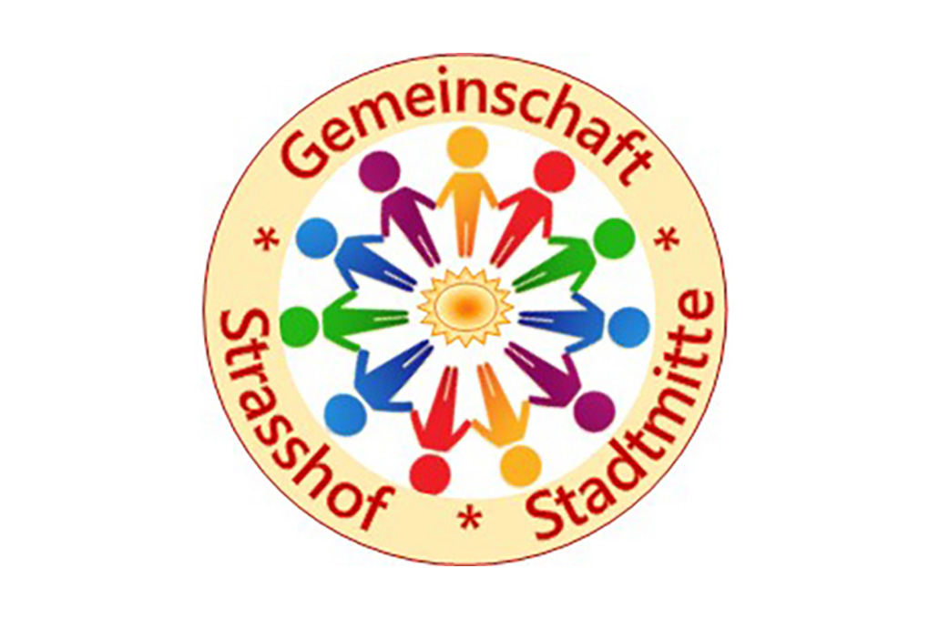 Logo Gemeinschaft Strasshof Stadtmitte - Marchfelder Bank