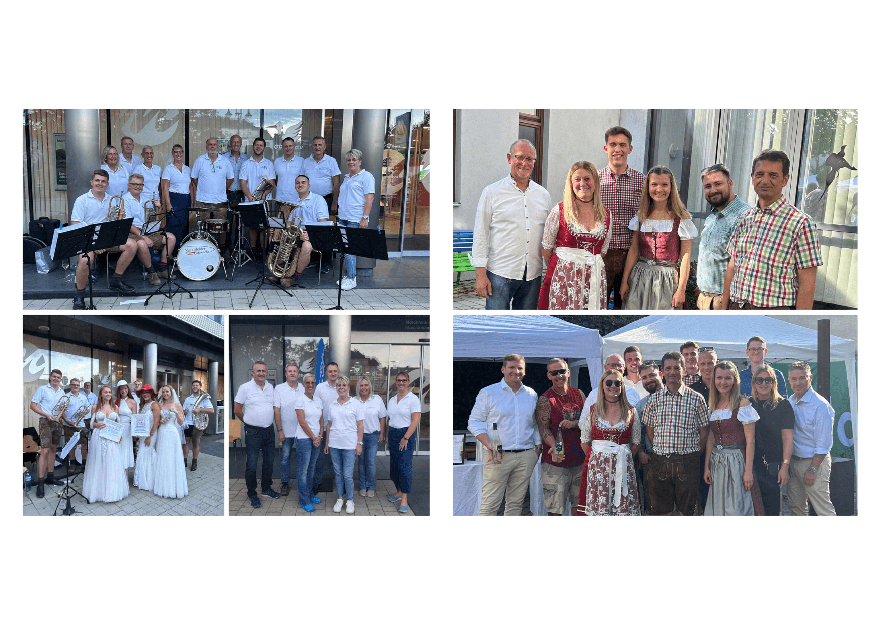 „Lange Einkaufsnacht in Gänserndorf“ und „Groß-Enzersdorfer Höfefest“ - das Marchfelder Bank Team war mit dabei.